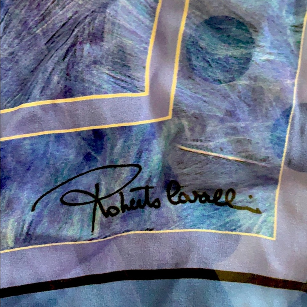 Roberto Cavalli 100% silk scarves